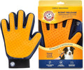 Arm & Hammer “Simply Calm” Dog Grooming Deodorizing Glove with Fragrance Transfer Technology – Scented Silicone Hand Brush for Bathing & Shedding, Sweet Lily & Vanilla Scent