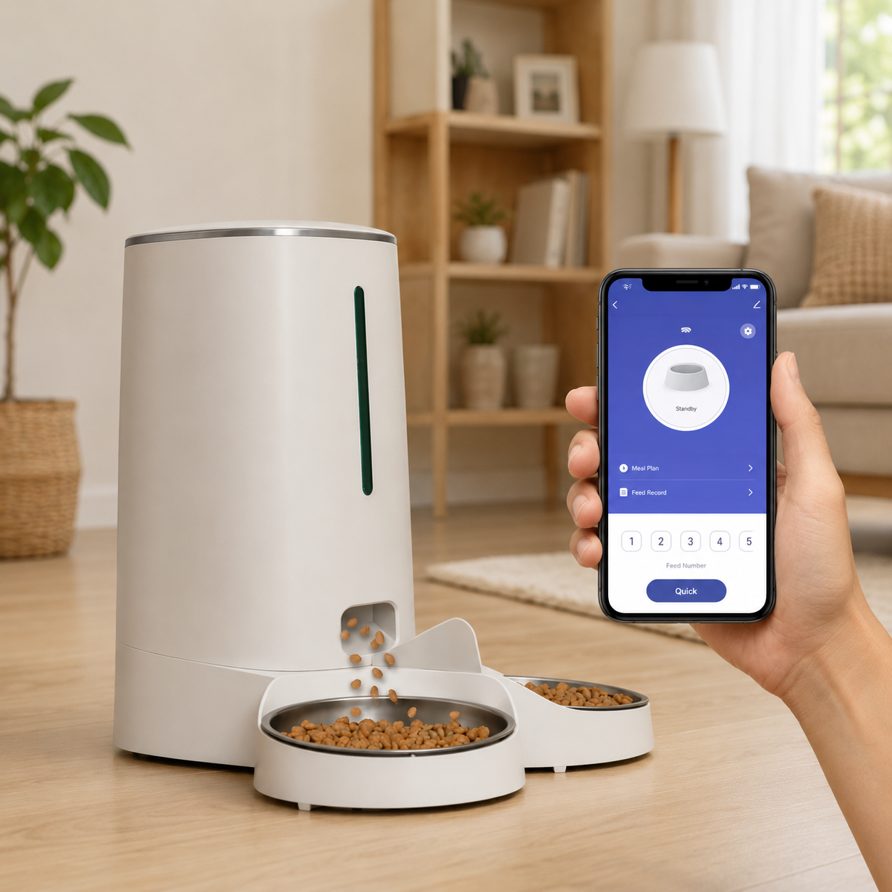 Comederos automáticos para gatos y perros