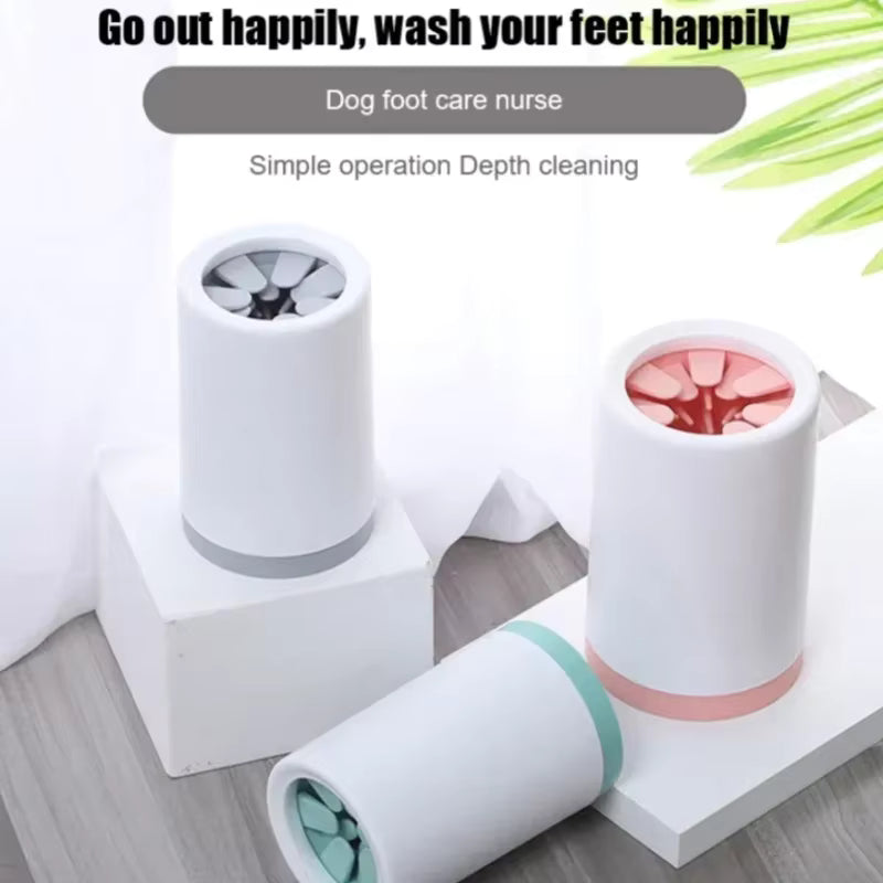 Lavadora automática de patas para mascotas